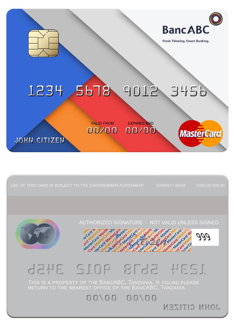Tanzania BancABC mastercard